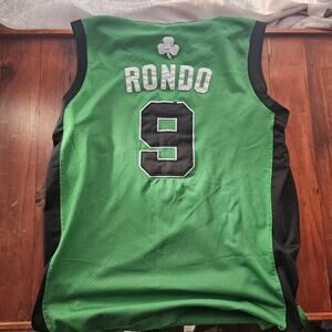 Vintage Retro Rajon Rondo XXL 56 Stitched Boston Celtics NBA Basketball Jersey
